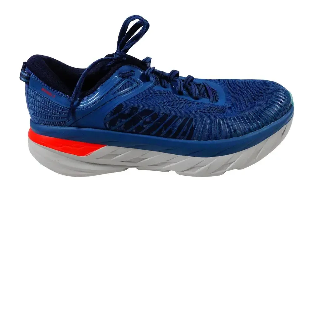 Hoka One One Bondi 7 Blue Running Sneakers Mens Size 9.5
